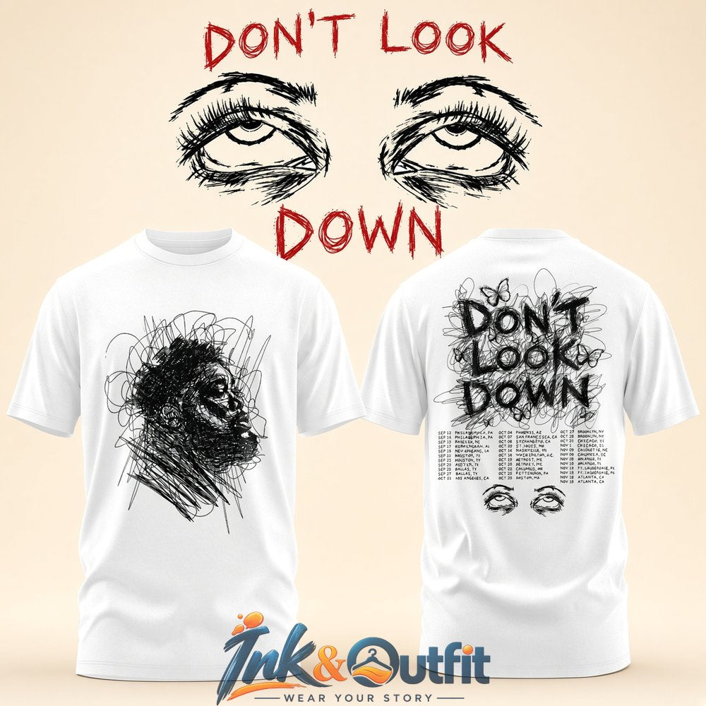 Rod Wave Dont Look Down Tour Sketch Graphic T Shirt