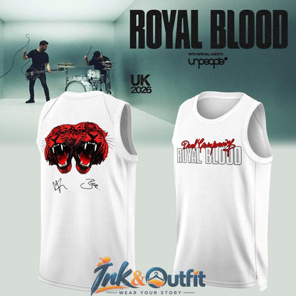 Royal Blood UK Tour 2026 Basketball Jersey