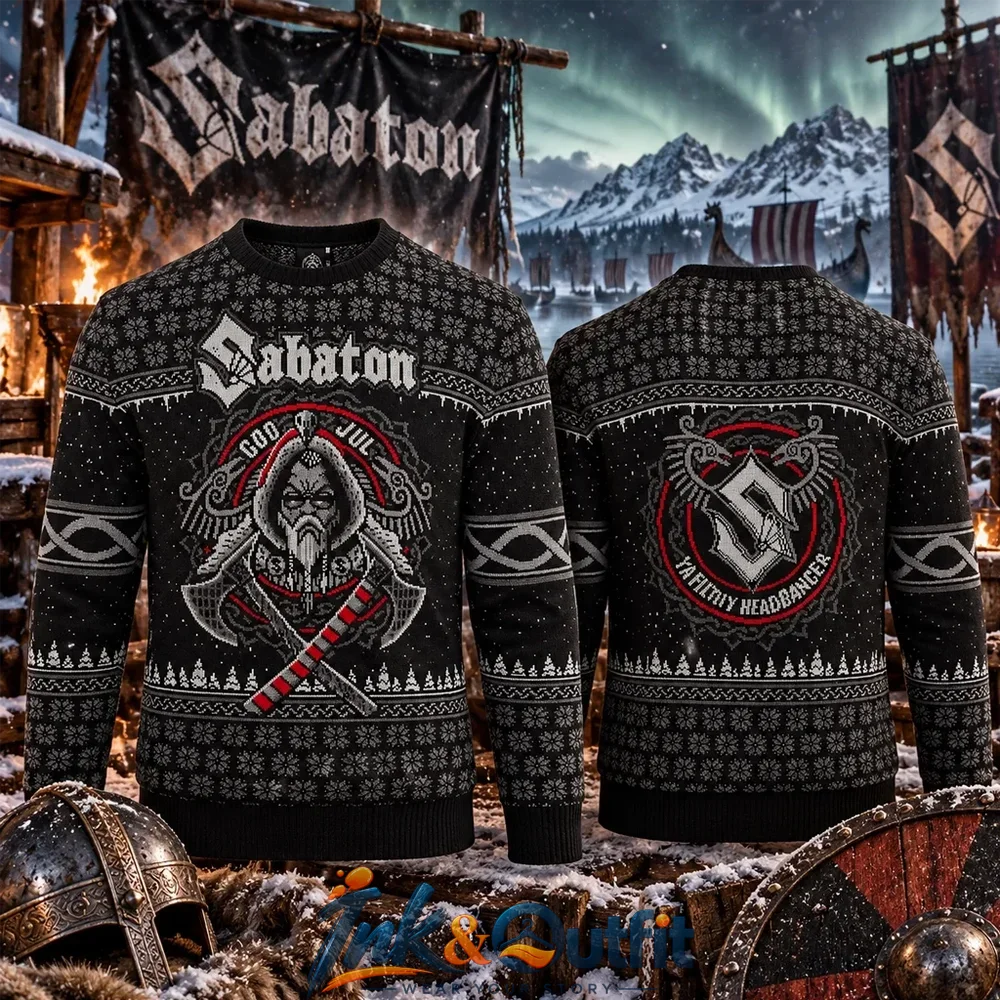 Sabaton God Jul Ugly Christmas Sweater