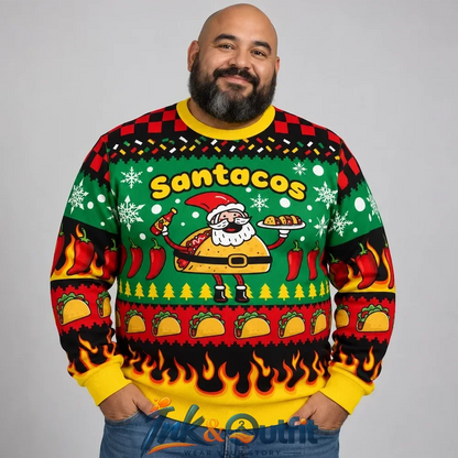 Santacos Ugly Christmas Sweater