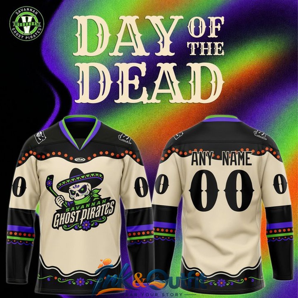 Savannah Ghost Pirates Day of the Dead 2026 Personalized Jersey