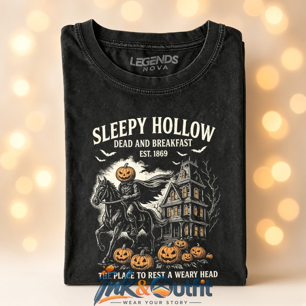 Sleepy Hollow Dead and Breakfast Halloween Shirt
