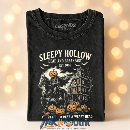 Sleepy Hollow Dead and Breakfast Halloween Shirt