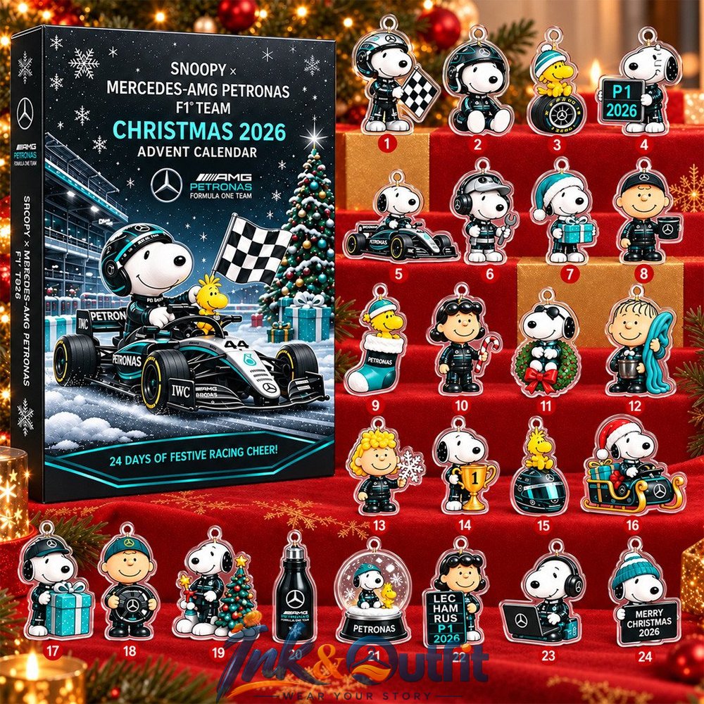 Snoopy  Mercedes AMG Petronas Christmas 2026