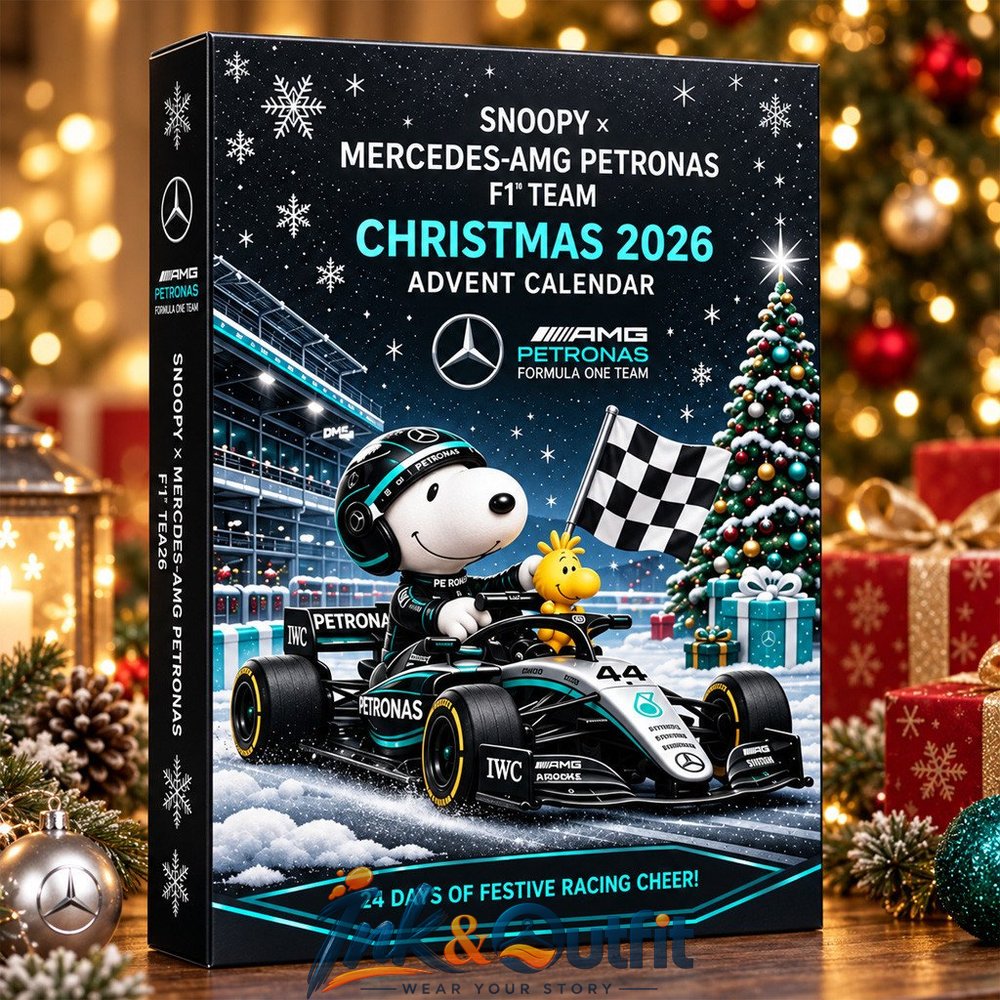 Snoopy  Mercedes AMG Petronas Christmas 2026