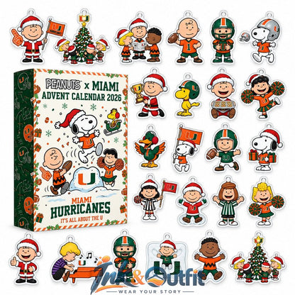 Snoopy Miami Hurricanes Christmas 2026