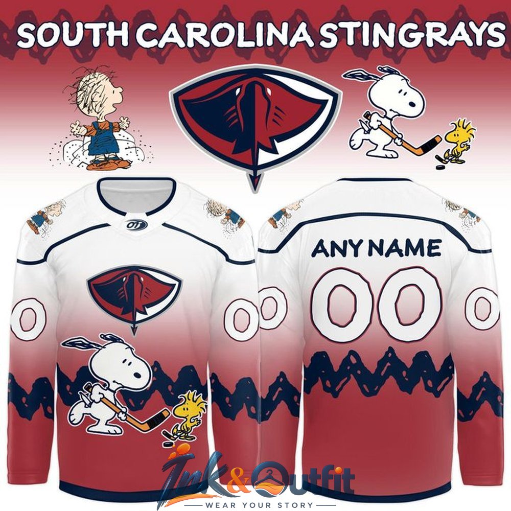 South Carolina Stingrays x Peanuts Snoopy 2026 Special Jersey