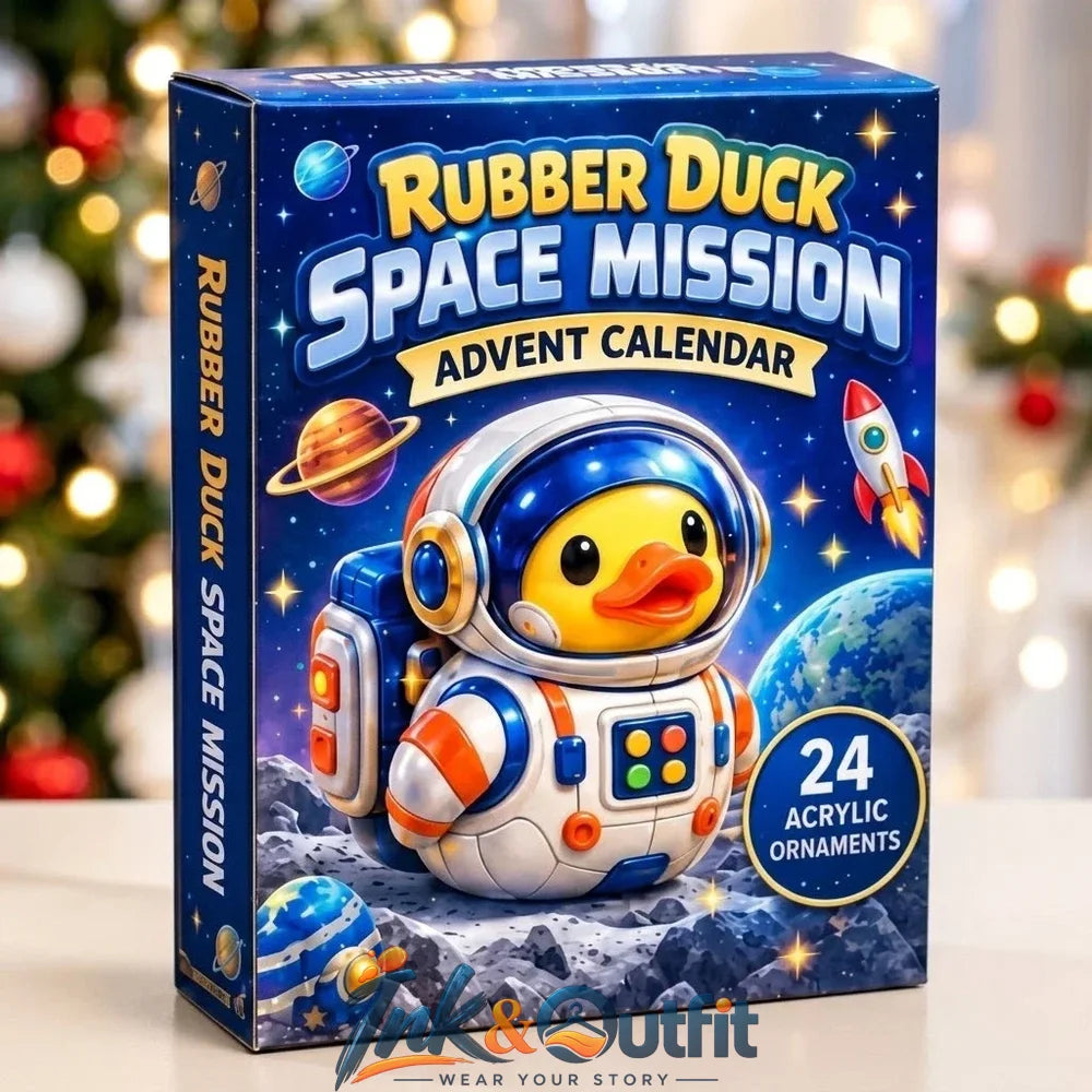 Space Duck Advent Calendar 2026 24 Collectible Astronaut Duck Ornaments Christmas Gift for Kids