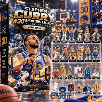 Stephen Curry Warriors Basketball Advent Calendar
