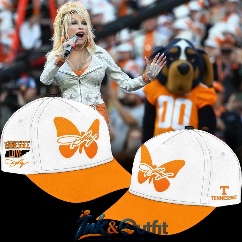 Tennessee Volunteers Dolly Parton Tribute Butterfly Cap