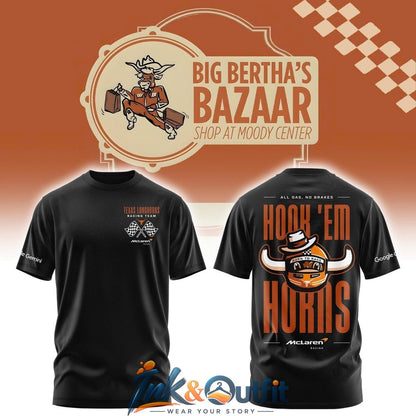 Texas Longhorns McLaren Hook Em Horns T Shirt