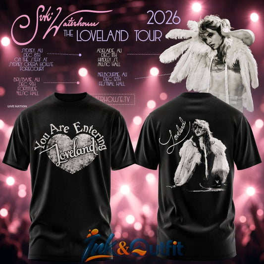 The Loveland Tour 2026 Suki Waterhouse Special Shirt Official Concert Merch for Suki Waterhouse Fans