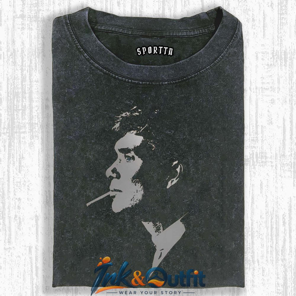 The Sopranos Christopher Moltisanti Smoking Side Profile Tee