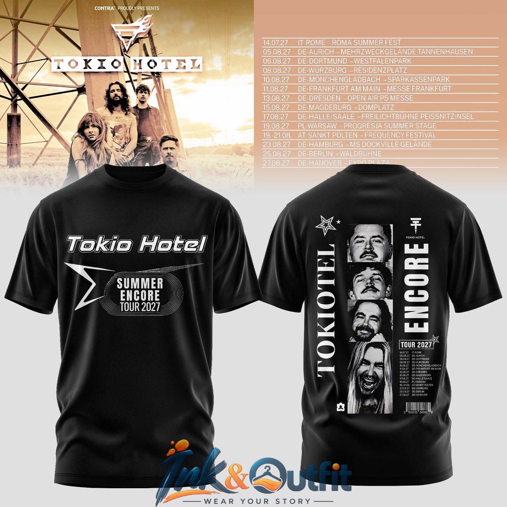 Tokio Hotel - Summer encore tour 2027 TShirt