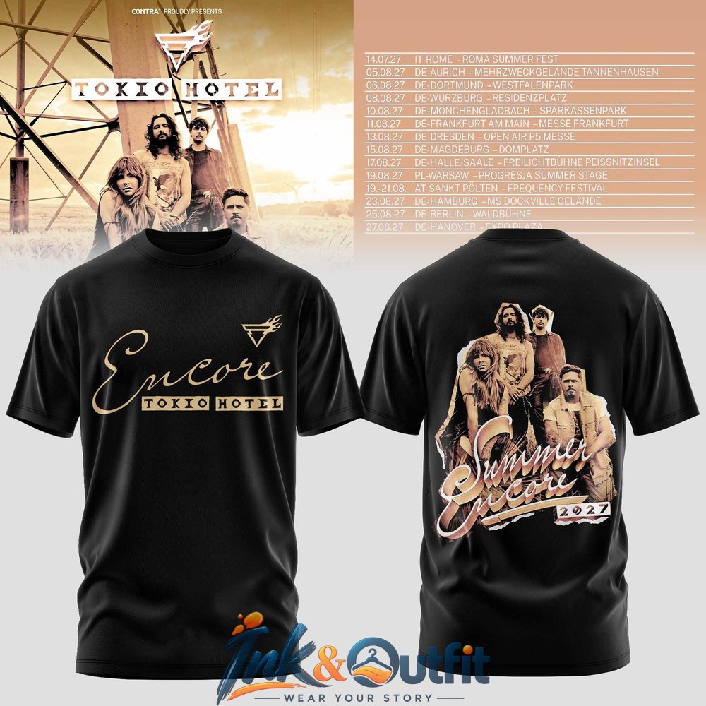 Tokio Hotel - Summer encore tour 2027 TShirt