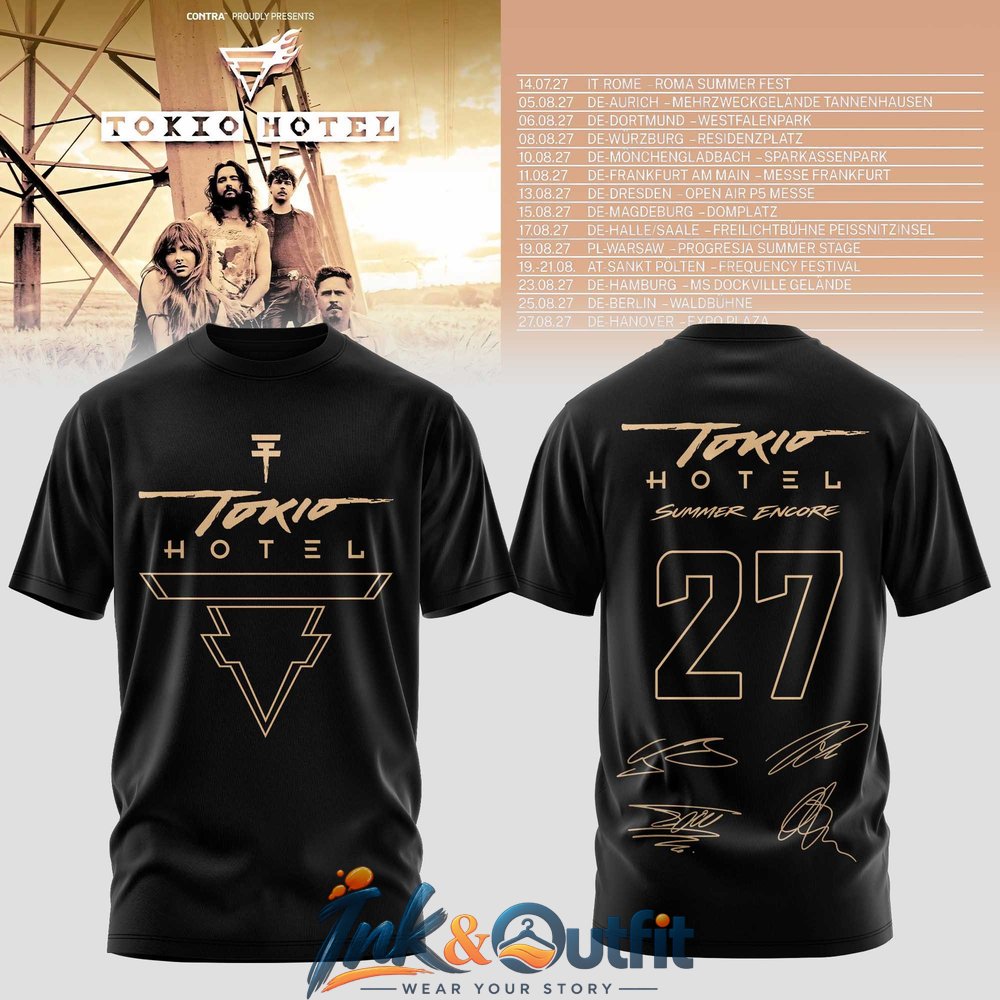 Tokio Hotel - Summer encore tour 2027 TShirt
