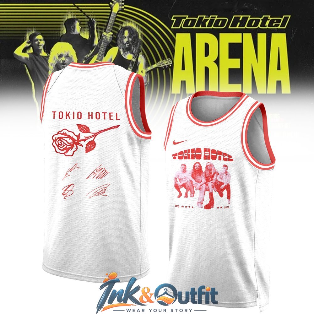 Tokio Hotel Arena Tour 2026 Signature Basketball Jersey