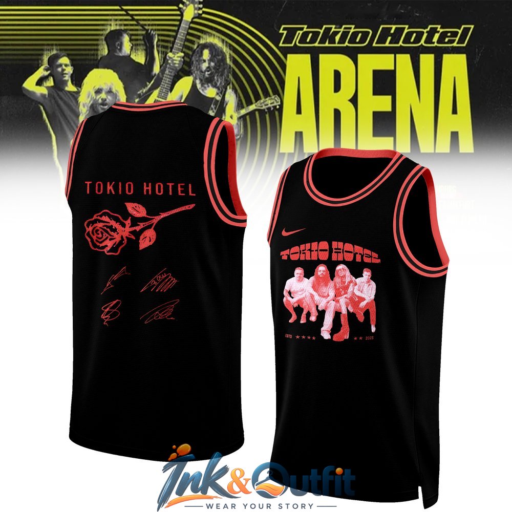 Tokio Hotel Arena Tour 2026 Signature Basketball Jersey