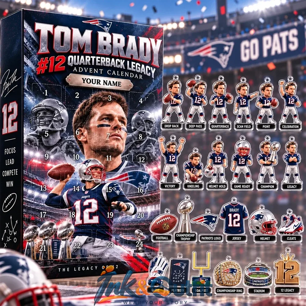 Tom Brady Number 12 Legacy Advent Calendar Patriots Collectibles
