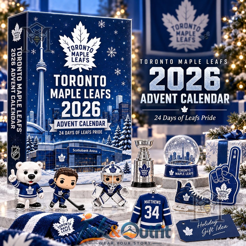 Toronto Maple Leafs 2026 Hockey Christmas Holiday Calendar