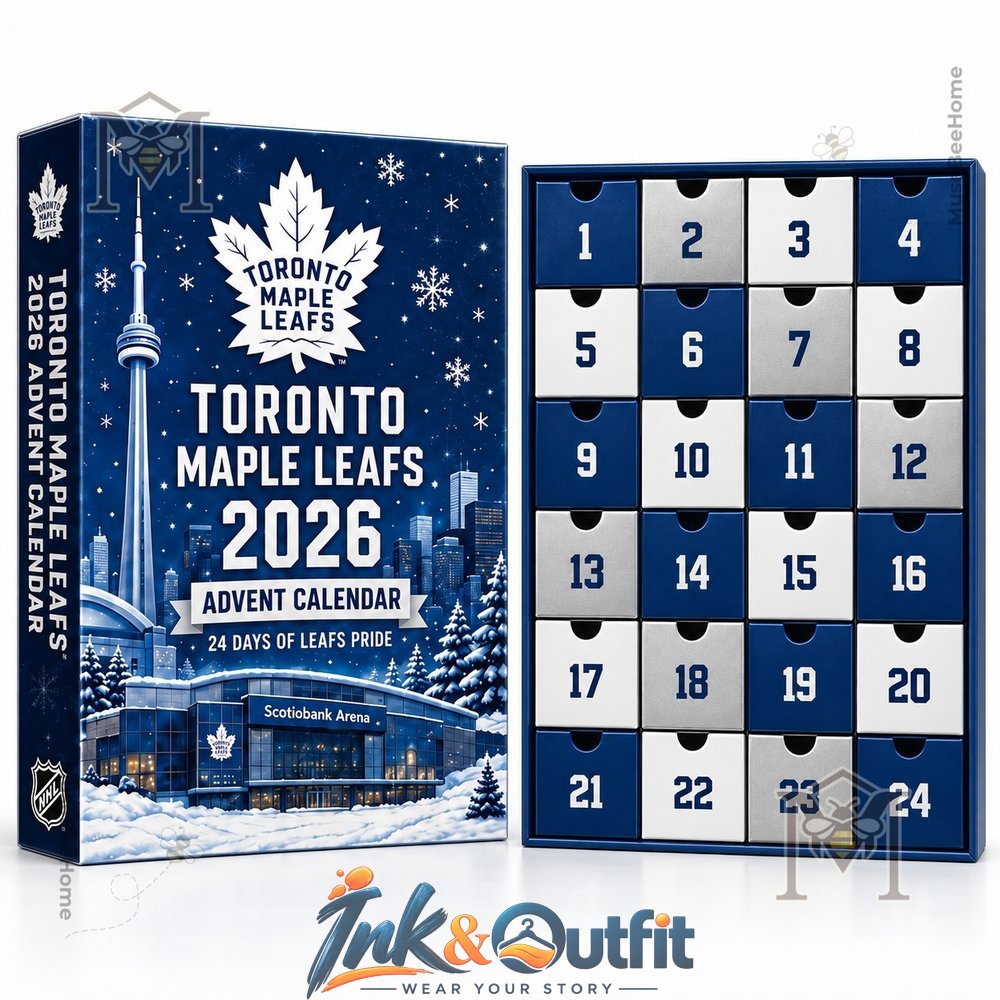 Toronto Maple Leafs 2026 Hockey Christmas Holiday Calendar