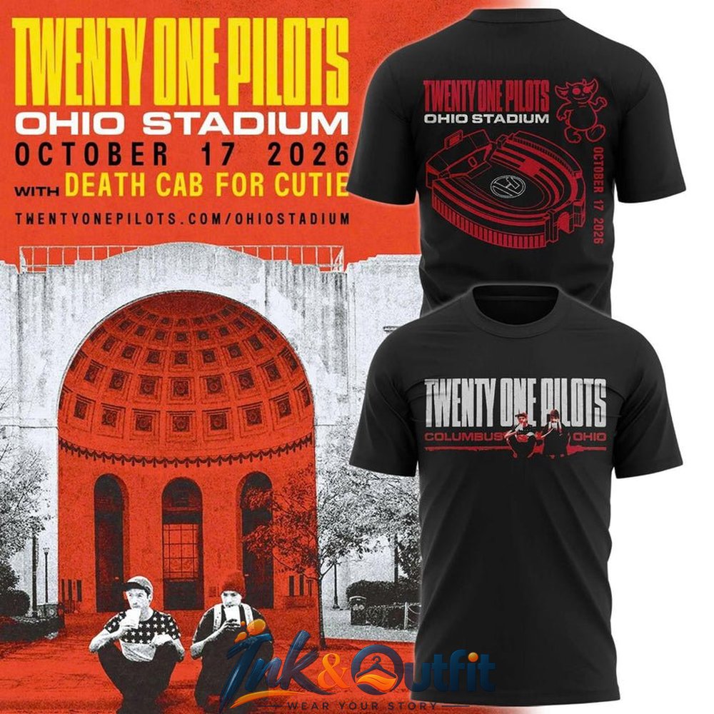 Twenty One Pilots Ohio Stadium 2026 Concert T Shirt