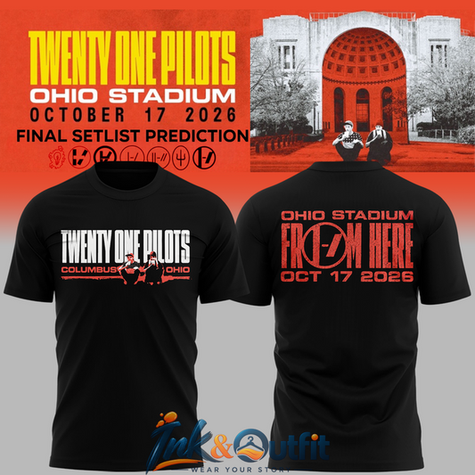 Twenty One Pilots Ohio Stadium 2026 Shirt