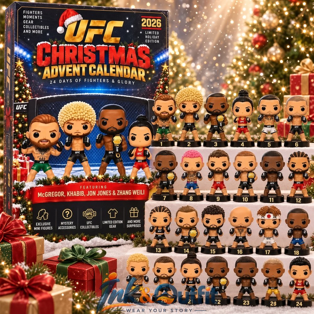 UFC Christmas Advent Calendar 2026 24 Days MMA Fighters Collectible Figures Gift Box