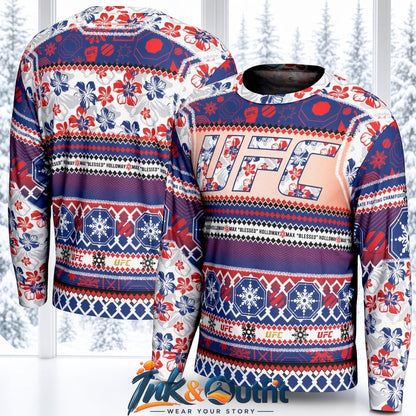 UFC Max Holloway Christmas Ugly Sweater 2026