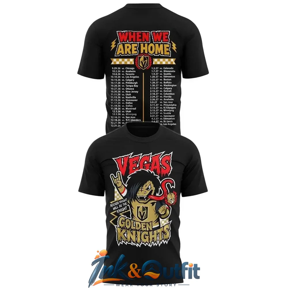 Vegas Golden Knights When We Were Emo Night 2026 Graphic Shirt