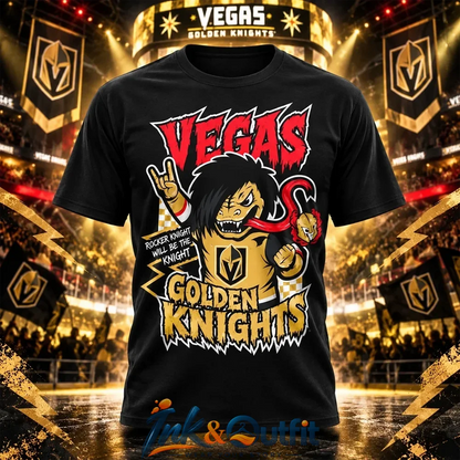Vegas Golden Knights When We Were Emo Night 2026 Graphic Shirt