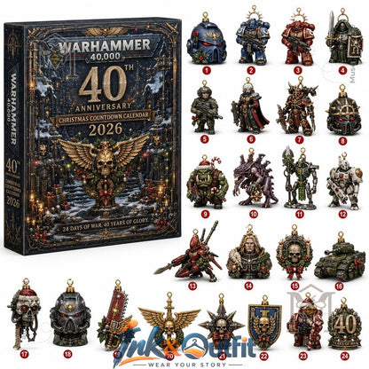 Warhammer 40000 40th Anniversary Christmas 2026 Advent Calendar