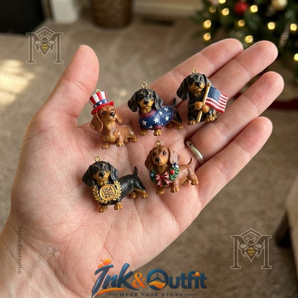 Wiener Dog Dachshund America 250th Anniversary 2026 Advent