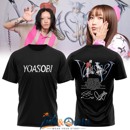 YOASOBI Super Planet Signature Print T Shirt