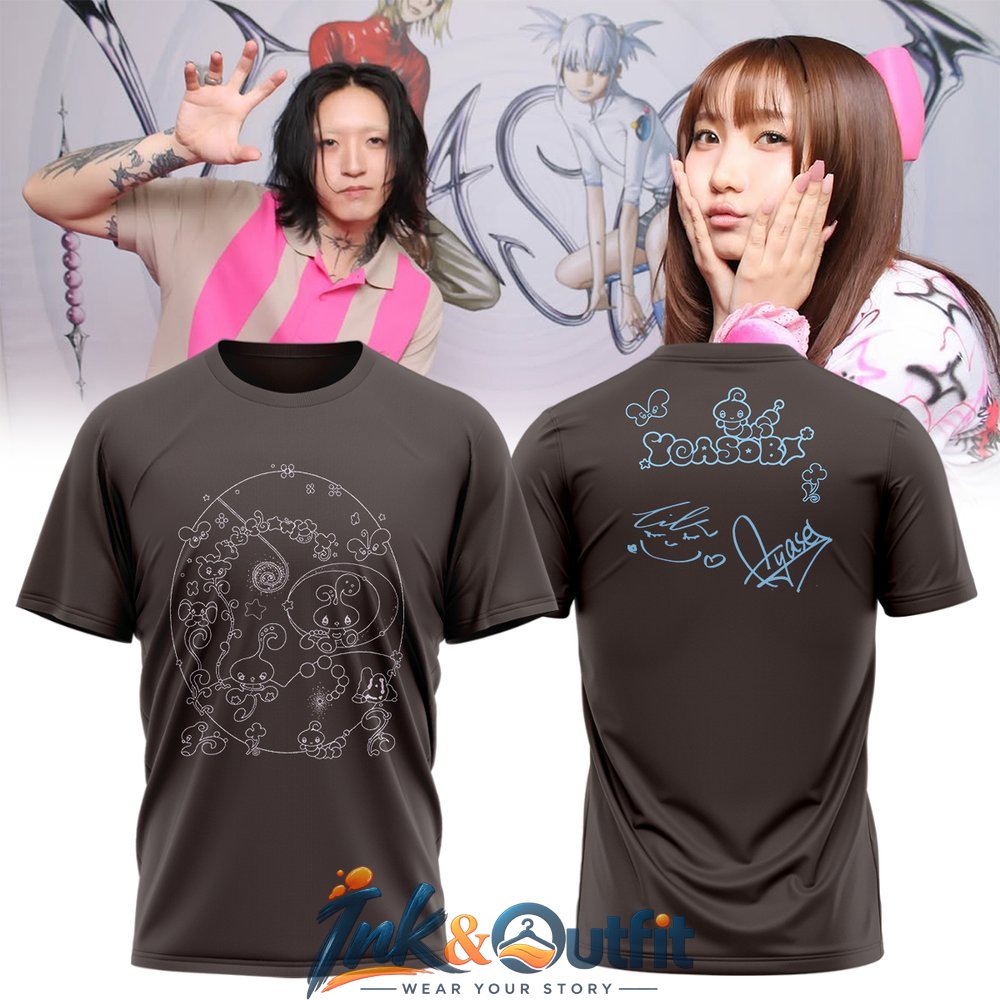 YOASOBI Super Planet Signature Print T Shirt