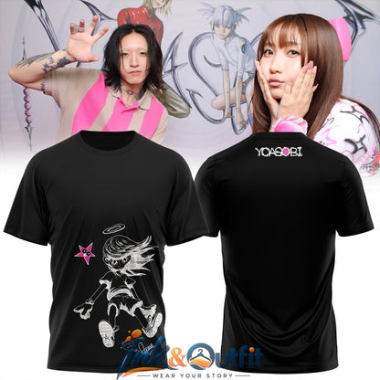 YOASOBI Super Planet Signature Print T Shirt